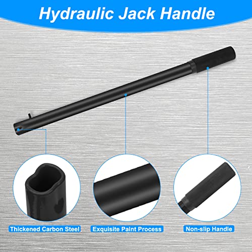 AngleKai Horizontal Hydraulic Jack Handle Replacement, Hydraulic Jack Handle Replacement Handle Jack Floor Jack Handle for Car Jack Handle Replacement Accessorie(Black)