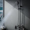 Azure's Premium High Pressure 5-Mode Self Cleaning Handheld Shower Head - Enjoy a Multifunctional Water Saving Hand held System with Descaling Technology - ABS - WELS & Watermark - Matt Black