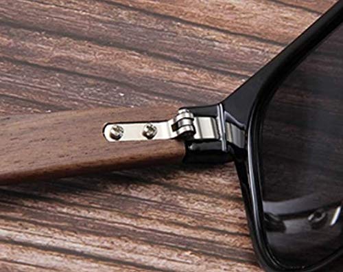 Max & Miller Wood Sunglasses for Men Women with real Hardwood Temples ARCADIA