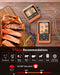 ThermoPro TP826 500FT Wireless Meat Thermometer, Dual Meat Probe Cooking Thermometer with HI/Low Alert& Kitchen Timer, IPX4 Food Grill Thermometer, BBQ Smoker Thermometer for Oven,Grilling Gifts