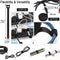 204 Pcs Cable Management Organizer Kit, Necomi Cable Organizer for Home and Office, Useful for Power Cord, USB Cable, TV Cable, PC, Desktop Cable clips bundle