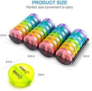 ［Upgrade］ Monthly Pill Organizer 2 Times A Day,One Month Pill Box AM PM,Daily Pill Cases Large 4 Week,Medication Organizer 28 Days Dispenser for Pills,Fish Oils, Vitamin,Supplement(Rainbow)…