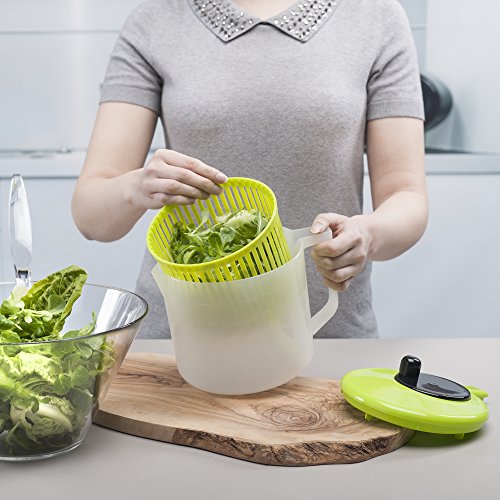 Zeal J259G Salad Spinner, Green