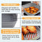 ZCOINS 2 Pack 8.5inch Air Fryer Silicone Liners Square Foldable, Non-Stick Air Fryer Silicone Baking Tray, Heat Resistant Air Fryer Silicone Basket for 5 to 8 QT Air Fryer Oven Microwave Accessories