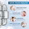 AquaHomeGroup 20 Stage Shower Filter with Vitamin C E for Hard Water - High Output Shower Water Filter to Remove Chlorine and Fluoride - 2 Cartridges Included -Consistent Water Flow Showerhead Filter
