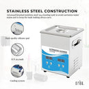 2L Digital Ultrasonic Cleaner Jewelry Ultra Sonic Bath Degas Parts Cleaning