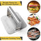 HULISEN Burger Press, Stainless Steel Hamburger Smasher, Non-Stick Smooth Square Bacon Grill Press - Professional Griddle Accessories Kit for Flat Top Griddle Cooking, Gift Package