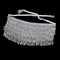 (One Size, Silver) - Women's Summer Beach Wrap Sequins Tassel Mini Skirts Music Festival Hip Scarf Belt Skirt