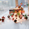 1.9 Meters 20 LED Christmas Garland with Lights, Red Berry Pine Cone Garland Lights Battery Operated, led Garland String Lights, Christmas Decorations for Home, Garland for Fireplace