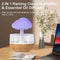 Rain Cloud Humidifier, Cute Water Drip Essential Oil Diffuser with 7 LED Light, Raining Cloud Night Light Aromatherapy Diffuser Rain Drop Humidifier for Anxiety and Stress Relief