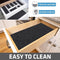 Drymate Premium Luxury Shelf & Drawer Liner, Thick Cushioned Fabric, Non-Adhesive, Absorbent, Waterproof, Slip-Resistant, Liners for Kitchen Cabinets, Cupboards (USA Made)(12”x59”)(2-Pack)(Charcoal)