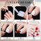 100 Pcs Fake Toenails - 10 Different Sizes Natural Toe Nails False with Glue, Cuticle Pusher and Organizer for Nail DIY and Nail Salon