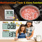 ThermoPro TP16 Digital Meat Thermometer with Food-grade Temperature Probe for Smoker Oven BBQ Grill Multifunctional Food Thermometer with Pre-programmed Food Temperature Set and Timer