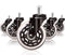 ALLGREEN Gaming Chair Wheels & Office Chair Caster Wheels 5 pcs Replacement Set Casters Heavy Duty Universal Fit Smooth Rollerblade swivel Glider Safe All Floors (Black)