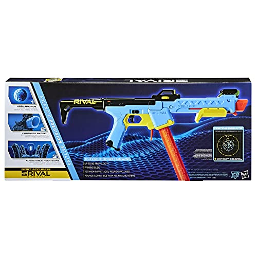 NERF Rival Pathfinder XXII-1200 Blaster, Most Accurate Rival System, Adjustable Sight, 12-Round Magazine, 12 Rival Accu-Rounds