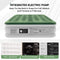 Zearna Queen Air Mattress with Built-in Pump for Home, Camping & Guests - 16” Queen Size Inflatable Airbed Double High Adjustable Blow Up Mattress, Durable Portable Waterproof