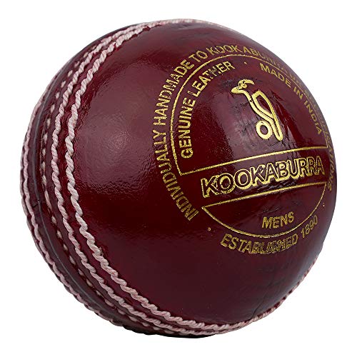 Kookaburra Unisex's Supreme Crown Cricket Ball, Red, Mens