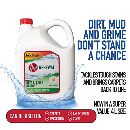 Hoover Renewal Deep Clean and Restore Carpet Cleaner, Carpet Washer Solution, 4 litre