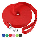 Dog/Puppy Obedience Recall Training Agility Lead 4ft 5ft 6ft 10ft 15ft 20ft 30ft 50ft Long Nylon Training Dog Leash for Small Medium Large Dogs