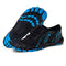 Water Shoes for Men Barefoot Quick-Dry Aqua Sock Outdoor Athletic Sport Shoes for Kayaking, Boating, Hiking, Surfing, Walking, M-black/Blue, 12 Women/11 Men