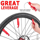 Bike Multitool with CO2 Inflator & Tire Levers - Portable Bicycle Multi Tool Repair Kit - Cycling Multitool for Road and Mountain Bikes,No CO2 Cartridges Included