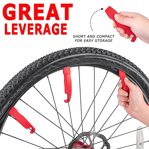 Bike Multitool with CO2 Inflator & Tire Levers - Portable Bicycle Multi Tool Repair Kit - Cycling Multitool for Road and Mountain Bikes,No CO2 Cartridges Included