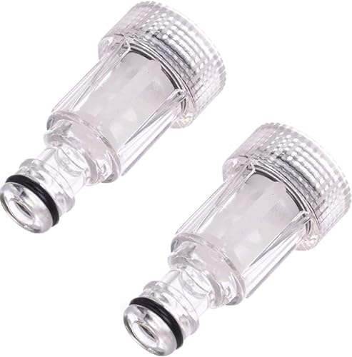 Lalocapeyo 2Pcs 3/4"Plastic Pressure Washer Water Filter Replacement Tool for ConnectorsMesh Screen