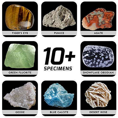 NATIONAL GEOGRAPHIC Earth Science Kit - Over 15 Science Experiments & STEM Activities for Kids, Includes Crystal Growing Kit, Volcano Science Kit