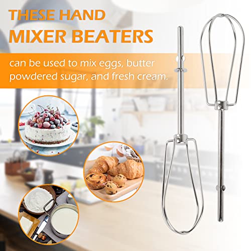 W10490648 Hand Mixer Turbo Beaters for KitchenAid KHM2B Replaces KHM5, AP5644233, W10240913, AP5644233, PS4082859-2Pack