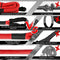 X-Bull Recovery Tow Strap Kinetic Rope 1" x 30Ft/9M with 2 Soft Shackles 15T/33000LBS Strength for Heavy Duty Winch 4x4 4WD Automotive Vehicle Stuck in Sand Mud Snow