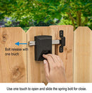 National Hardware N109-080 N109080 Smart Key Gate Lock, Black, 40"