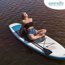 SereneLife Detachable Universal Paddle-Board Seat - Adjustable Paddle Board Seat, Form-Fitting Design for All Body Sizes, Large & Small, Compatible for Kayaks, Rowboats, Fishing Boats - SLSUPST15