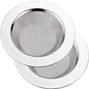 2 PCS Kitchen Sink Strainer Stainless Steel, kitchen Sink Drain Strainer，Sink Strainers with Large Wide Rim 4.5" Diameter for Kitchen Sinks