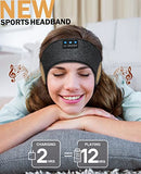 Sleep Headphones Bluetooth Headband, Wireless Headphones Headband,Music Headband Ultra-Soft Sleeping bedheadphones Cool Gadgets for Dad/Men/Women/Teen,Bluetooth Headphones with Microphone