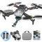 Brushless Motor Drone with Camera-4K FPV Foldable Drone with Carrying Case,2 batteries provide a total of 40 mins of battery life,120° Adjustable Lens,One Key Take Off/Land,Altitude Hold,360° Flip