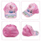 2pcs Children Sun Hat Visor Cap, Anna und Elsa Adjustable Kid Hat Flat Brim Hat,Children's Baseball Caps Kids Cartoon Peaked Cap Pink, pink, 3 Years