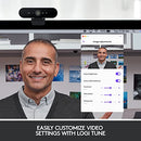 Logitech Brio Stream Webcam - Ultra 4K HD Video Calling, Noise-Cancelling Mic, HD Auto Light Correction, Wide Angle, Compatible with Microsoft Teams, Zoom, Google Meet on PC / Mac