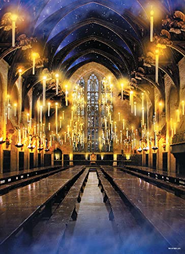 USAopoly Harry Potter Great Hall 1000 Piece Jigsaw Puzzle | Artwork from Harry Potter Films Featuring Hogwarts Great Hall | Official Collectible Harry Potter Merchandise Multicolor