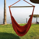 Hammock Sky XXL Hammock Chair Swing - Perfect for Patio, Porch, Bedroom, Backyard, Indoor & Outdoor - Includes Hanging Hardware + Portable Cup Holder (Peach Echo)