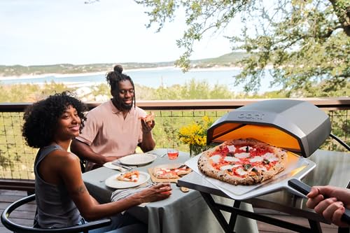 Ooni Koda 12 Gas Pizza Oven – 28mbar Outdoor Propane Pizza Oven - Portable Pizza Oven For Fire and Stone Baked 12 Inch Pizzas – Ideal for Any Outdoor Cooking Enthusiast - Countertop Pizza Oven