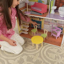 KidKraft Poppy Wooden Dolls House with Furniture and Accessories Included, 3 Storey Play Set for 30 cm/12 Inch Dolls, Kids' Toys, 65959