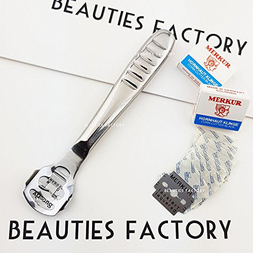 Beauties Factory NEW Foot File Pedicure Callus Rasp with 20 Blades Skin Shaver Corn Cutter Remover Hard Skin Removal