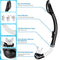 Zeeporte Dive Snorkeling Gear for Adults Kids - Mask Fins Snorkel Set with Panoramic View Snorkel Mask Anti-Fog Anti-Leak, Dry Top Snorkel, Dive Flippers and Gear Bag, Snorkeling Diving Safety Gear