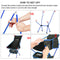 Outdoor Camping Chair Portable Lightweight Folding Camp Chairs with Headrest High Back for Outdoor Hiking Travel Picnic Fishing Backpacking Blue