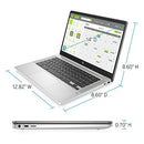 HP Chromebook 14-inch HD Laptop, Intel Celeron N4000, 4 GB RAM, 32 GB eMMC, Chrome (14a-na0010nr, Mineral Silver)