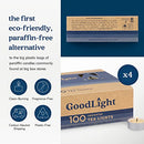 (400) - GoodLight Paraffin-Free Tea Lights - Case of (400)