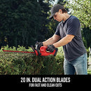 CRAFTSMAN CMCHT810B V20* Cordless Hedge Trimmer, 20-in. (Tool Only)