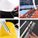 Solucky Plastic Welding 50 Pieces ABS / PVC / PE / PP Welding Rods Set Plastic Adhesive Welding Welding Attachment for Welding Repair Processing at 350° 20 cm Black Grey White Red Yellow