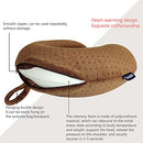 Memory Foam Travel Pillow, Comfortable Travel Neck Pillow U Shape, Support Neck and Head to Relieve Fatigue, Portable Neck Pillow Suitable for Planes, Trains, Self-Driving Cars