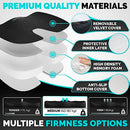 iamcomfi Seat Cushion - Medium - Coccyx Car Seat Cushion for Office Chair, Desk & Car Driving - Premium Heat Sensitive & Durable Memory Foam Sitting Pillow - Home Office Back Cushions & Seat Cushions